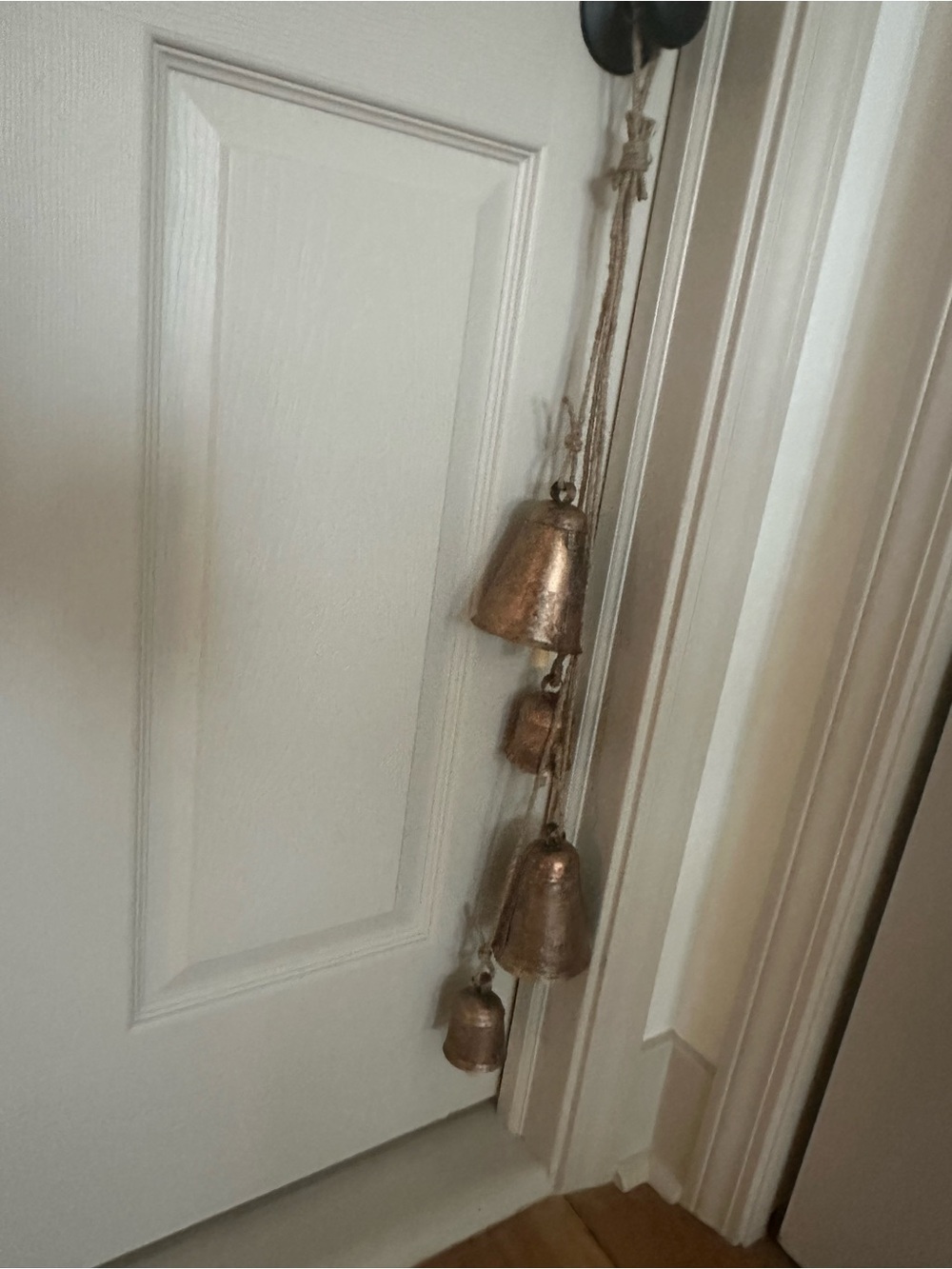 Hand Crafted Hammered Metal Witch Bells